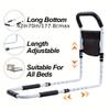 YLFBDD Bed Assist Rail with Adjustable Heights - with Storage Pocket - for Seniors with Hand Assistant Bar - Easy to Get in Or Out of Bed Safely with Floor Support,Bed Rails for Elderly Adults view 3