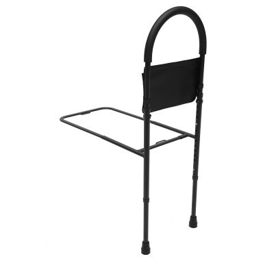 YLFBDD Bed Rail With Foot Pads, Safety Hand Rail Bedside Home,Black,Adjustable Heights,Bed Rail Support For The Elderly, Pregnant Women, Toddlers,Bed Assist Handle With Storage Pocket