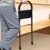 YLFBDD Bed Rail With Foot Pads, Safety Hand Rail Bedside Home,Black,Adjustable Heights,Bed Rail Support For The Elderly, Pregnant Women, Toddlers,Bed Assist Handle With Storage Pocket view 2