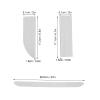 Rubber Door Sill, Non Slip Threshold Strip, Adjustable Universal Stair Ramp, for Wheelchair and Scooter (3) view 2