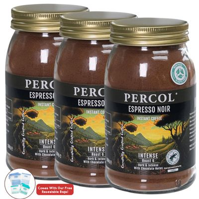 Percol Espresso Instant Coffee 100g x3