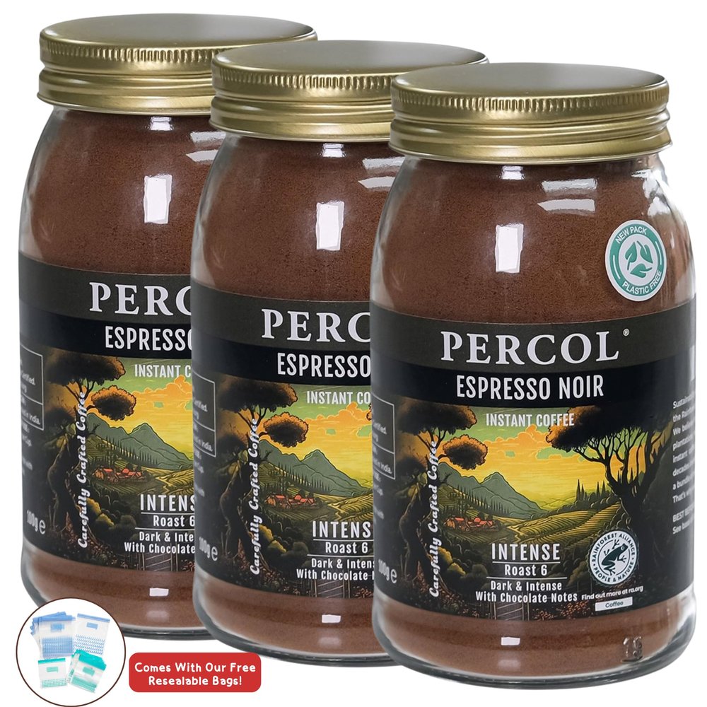 Percol Espresso Instant Coffee 100g x3