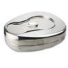 AQUASHIELDING Stainless Steel Bedpan with Lid, Stainless Steel Bed Pans for Elderly, Smooth Contoured for Male Female Bed-Bound Patient Personal Care view 1