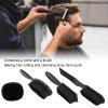 4pcs Men Beard Brush Set, Ergonomic Handle Design Nylon Hair Duster Brush Comb for Gentle Care, Fit for Barber Shop and Beard Grooming view 4