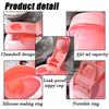 Protein Shaker Bottle 350ml with Mixing Ball BPA-Free Meal Replacement Shaker CupsLeakproof Flip On Lid Dishwasher Safe Gym Bottles for Men & Women Gym Sports Protein Supplement Fitness (Black) view 3