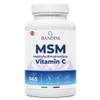 Bandini MSM 2000 mg - 365 High Strength Vegan Tablets - Methylsulfonylmethane and Vitamin C - Supplement for Joints, Skin, Hair, Nails & Collagen Building - Non-GMO, No Preservatives, No Additives view 1