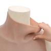 vidaXL Silicone Breastplate for Crossdressers Fake Breast Forms Tan D Cup - Comfortable, Realistic, Lightweight, Versatile view 3