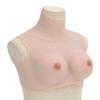 vidaXL Silicone Breastplate for Crossdressers/Cosplayers D Cup - Realistic Fake Breast Form with Collarbones view 1