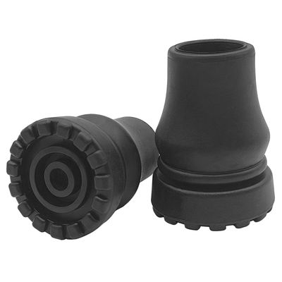 2-Pack Rubber Ferrules for Walking Sticks, Heavy Duty Walking Cane Tips for 19mm Standard Walking Stick Folding Cane Crutch Accessory
