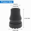 2-Pack Rubber Ferrules for Walking Sticks, Heavy Duty Walking Cane Tips for 19mm Standard Walking Stick Folding Cane Crutch Accessory view 2