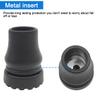 2-Pack Rubber Ferrules for Walking Sticks, Heavy Duty Walking Cane Tips for 19mm Standard Walking Stick Folding Cane Crutch Accessory view 3