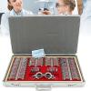 Lakenbroade 266 Trial Lens Set Optical Kit Metal Rim Wood Frame Aluminum Box view 1