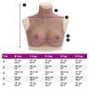 vidaXL Silicone Breastplate for Crossdressers - Tan C Cup - Realistic Design with High Collarbone, Comfortable and Light view 2