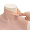 vidaXL Silicone Breastplate for Crossdressers - Natural E Cup Fake Breast Form view 3