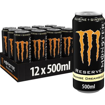 Monster Can Orange 500 ml (Pack of 12)
