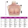vidaXL Silicone Breastplate for Crossdressers - Natural H Cup, Realistic Design, Comfortable and Lightweight, High Collarbone Finish, Versatile for Cosplay and Transgender Use view 2