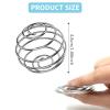 3 PCS Protein Shaker Ball, Stainless Steel Bottle Mixer Ball, Protein Mixer Sport Fitness Shaker Protein Shaker Bottle Cup Wire Whisk Mixing Ball for Protein Blended Stirring Whiskey, Coffee, Beverag view 2