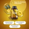 Bromelain Supplement | 650mg per Serving | 180 Vegan Capsules | 2500GDU/g | Bromelain Capsules Enzyme Derived from Pineapple | 6 Months Supply | Magnesium Stearate-Free, Non-GMO & GMP-Approved view 2