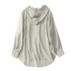 Winter Jackets for Women UK Hood Sequin Tops UK Cardigans rain Coat Plus Size Women Ladies White Cardigan Stretchy Blouses for Sweater Jacket Solid Striped Blouse Women's Oversized view 1
