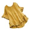 Tank Tops Women Cozy Sweater Shrug Bolero Sweater 1/4 Zipper White Button up Shirt Women Autumn Jacket Mens Shirt Jacket Womens Ruched Sleeve Orange t view 1