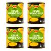 KTC Kesar Mango Pulp Tin 850g (Pack of 4) view 1