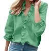 Womens Turtle Neck Jumper Jacket for Women Autumn Cardigan Sweaters Scoop Neck t Shirts for Women Women's Jumpers Tops Long Sleeve Collar Sexy 3/4 Bell Sleeve Ladies Bomber Jackets Womens view 1