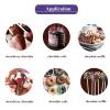 WHRAOY chocolate melter(1/2 /3 Pot), Chocolate Warmer,Temperature:0~95C,Mechanical Knob Control, Overheating protection, for Ketchup, Chocolate, Cheese, Fudge, Caramel,3Pot view 4