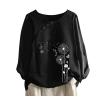 roll-up Cuffed Short Sleeve Loungewear Sets for Women Long Sleeve Workout Tops Women Long Tops to wear with Leggings Jacket Floral Printed t Shirts Sweater Blouse Criss Cross Mens Coats and view 1