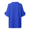Blue Fleece Cardigans for Women UK Novelty Print Zip up Fleece Womens Sweater Vest Corduroy Blouses Tops Business Work Cute elk Print Graphic Autumn Jackets for Women UK Ladies Womens view 4