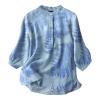 WILLBEST Black Tops for Women Cotton Shirts for Women Womens Shawls and Wraps Evening Tops Jumper Tunic Geometric Contrast Color Stretchable Women's Camisoles Vests Black Linen view 1