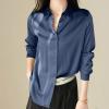 WILLBEST Cotton Shirt Mens Long Sleeve Tops Jumper Tops for Women Womens Blouses Size 14 Oversized Jumpers for Women UK Ladies Cotton Jumper Drape Casual Work Office Collared 1/4 Zipper Ladies Cute view 3
