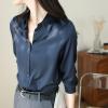 WILLBEST Cotton Shirt Mens Long Sleeve Tops Jumper Tops for Women Womens Blouses Size 14 Oversized Jumpers for Women UK Ladies Cotton Jumper Drape Casual Work Office Collared 1/4 Zipper Ladies Cute view 4