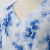 WILLBEST Ladies t Shirts Size 20 Jeans Jacket for Women Floral Textured Casual Tops for Women UK Mens Summer Jacket Women's Cotton Tree Graphic Blouses Tunic Tops Lined Women's Summer Dress Ladies view 3