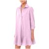 WILLBEST Work Tops for Women UK Trench Dressy Womens Knitwear Ladies Summer Tops Office Casual Business Keyhole Neck Tunic Slit Crop Hoodies for Women Padded Jacket Womens Cotton t Shirt Linen view 1