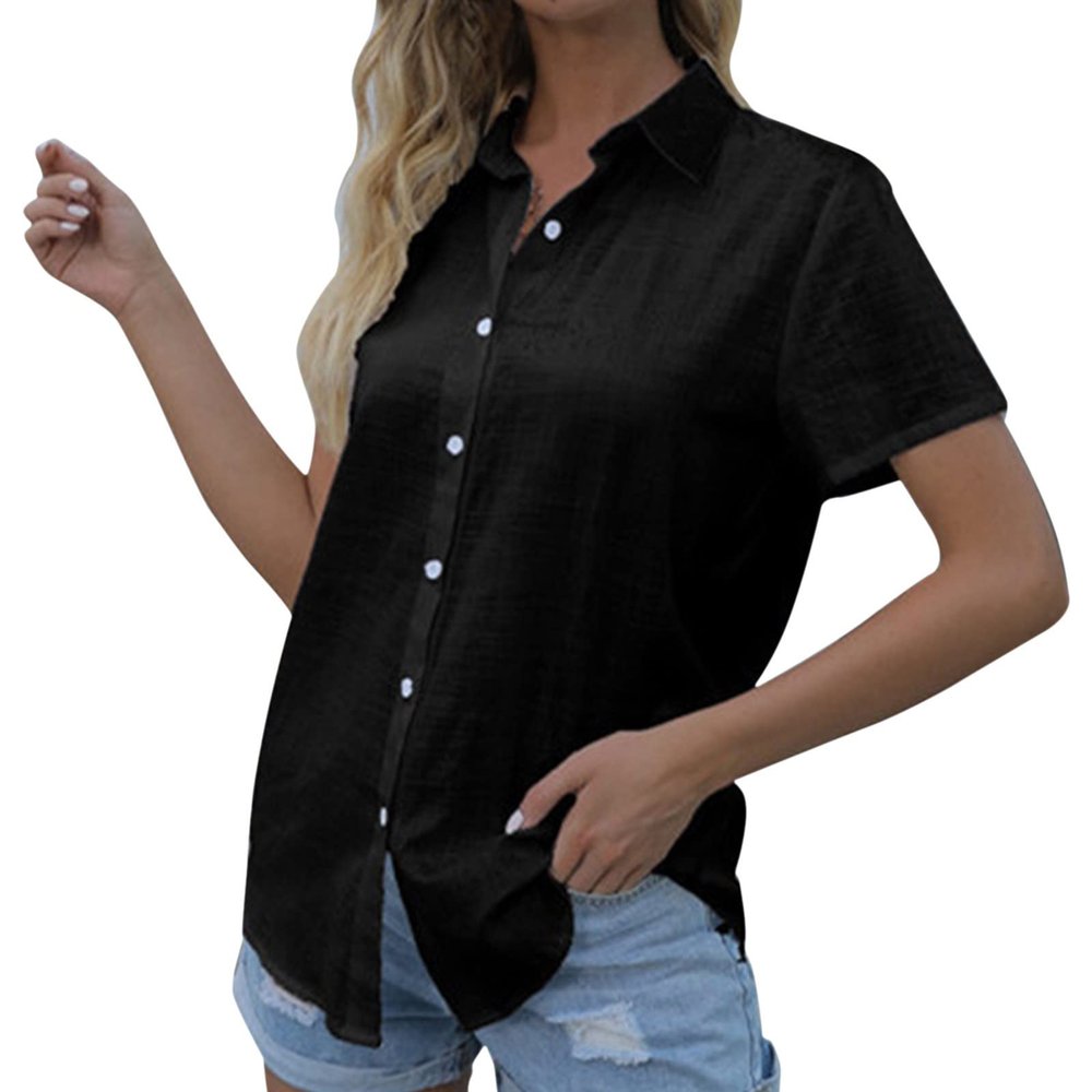 WILLBEST Green Blouse for Women UK Plain Long Sleeve Square Neck top Cotton Clothes for Women roll up Sleeve Women's Cotton Tops Sweatshirts Buttons Side Coats Sexy Outfits