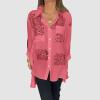 Cotton Tunic Cropped Jumpers for Women UK Womens t Shirts Size 18 Printing Sleeveless Jumper Long Vest Tops for Women UK Office Work Mens Work Jacket Linen Raincoat Men Short/Long Sleeve red view 3