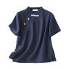 Cotton Clothes for Women Slim Fitted Women Jumpers Blouse Pullover top Wool Coats for Blue Tops UK Denim Shacket 1/4 Zipper Lapel Collar Bolero Shrugs Sweatshirts red view 1