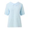 WILLBEST Sweat Shirt for Women UK Body Suits Women Quarter Zipper Work Tops Pumpkin Blouse Long Kimonos Cardigans Ladies Sweatshirts Silk Satin Cotton Sweatshirts for 80s Leotard Ladies linens view 3
