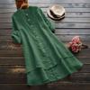 WILLBEST Shirt Women Ladies Summer Dresses Blouses Tops Ladies Long Summer Jumpers Soft Jumpers for Women UK elk Printed tee t-Shirt with Kangaroo Pocket Half Zip Tshirts UK Women's Waterproof view 3