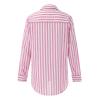 WILLBEST Navy v Neck School Jumper lace Striped Blouse neon Green top 1/4 Zipper Split Sleeve Hoodie Jacket Jumper Dresses for Women Ladies Linen Ladies Cable Knit Crop top Floor Length view 4