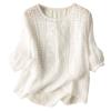 Boho Clothes for Women UK t Shirt Plush Linen Oversized Jumper Half Zip Sweatshirt Women Oversized Loose Women's Cotton Tops Sweatshirts Sweatshirts for Windbreaker Coats Ladies view 1