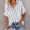 WILLBEST Womens Cowboy Shirt Tunic Shirt Tops for Legging red Vest Tops for Women UK White Women Half Zip Summer Cardigan Blouses Casual Coat Compression Shirts Summer Coats UK Ladies view 2