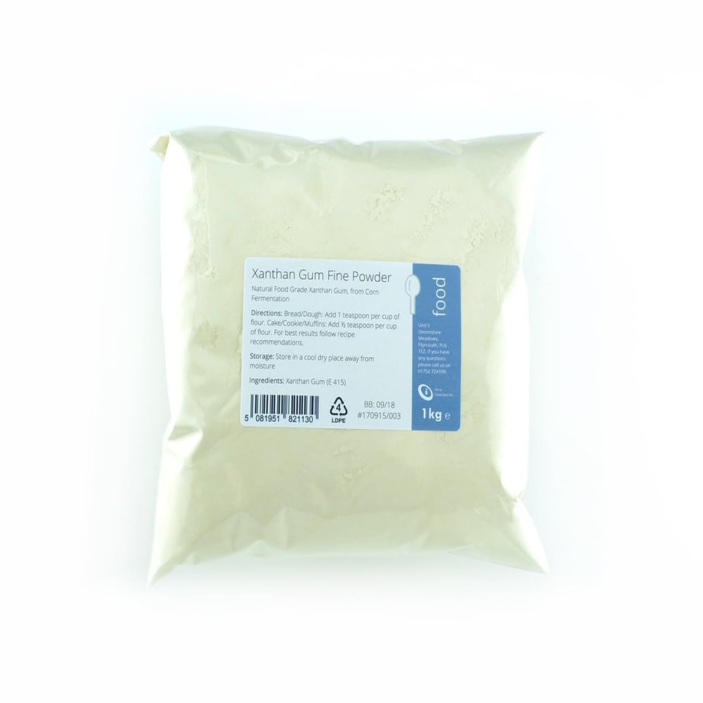 Intralabs Xanthan Gum 1kg - Premium Food Grade Powder