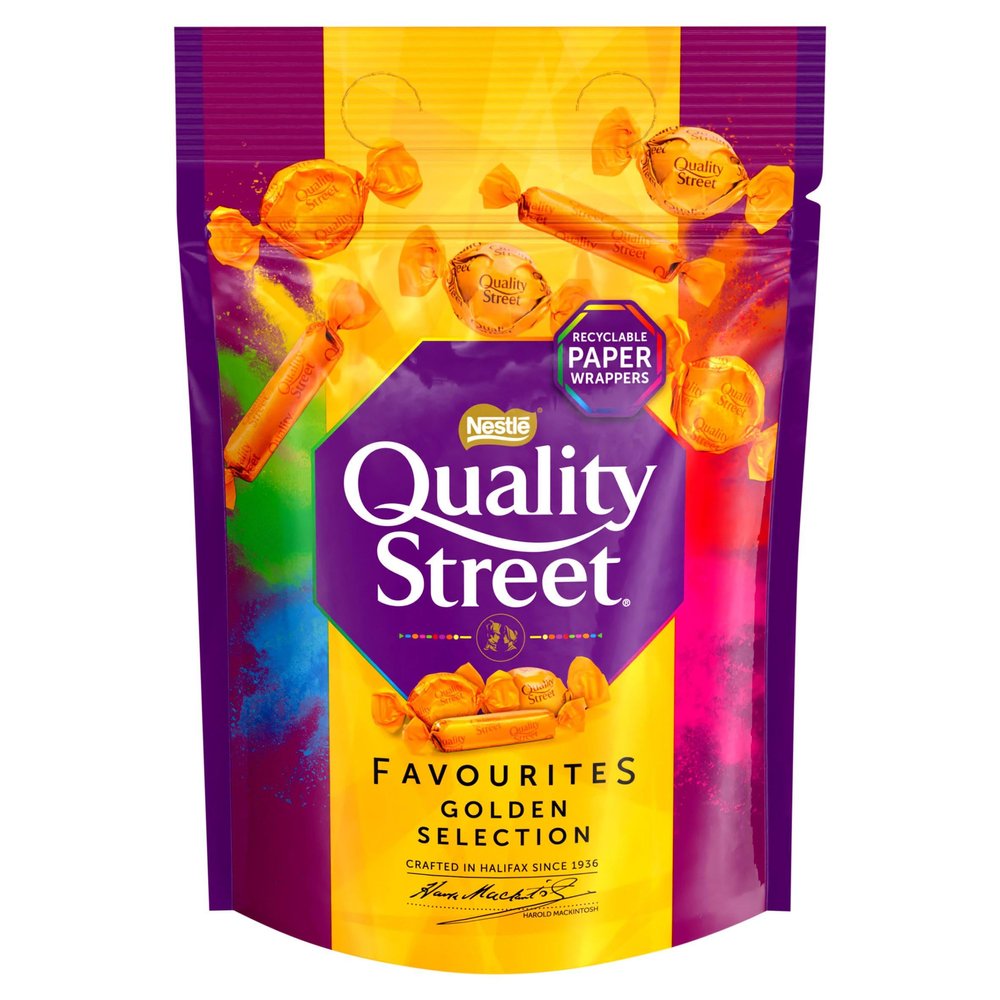 QUALITY STREET Gold Pouch 283G
