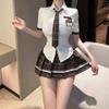 cxbyjyg Sexy underwear sexy student cosplay costume seductive jk short skirt dead reservoir water passion suit White view 4