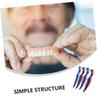 Beavorty 8pcs Denture Brush Denture Cleaning Brush Double Sided Toothbrush for Braces view 2