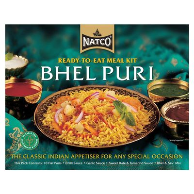 Ready to Eat Meal Kit Bhel Puri Natco - The Classic Indian Appetiser 500g (3 Pack)