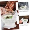 FRCOLOR Silicone Suction Bowl 2pcs Non-Slip Dining Aid for Seniors and Disabled People Adaptive Eating Bowl with Spill-Proof Base for Easy Feeding view 2