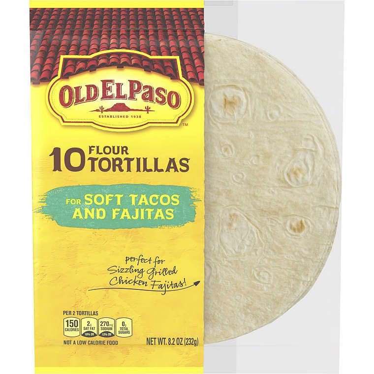 DhaOld El Paso Flour Tortilla 6x326g MAS