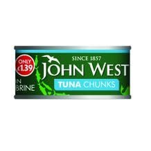 DhaJohn West Tuna Chunks in Brine 12x145g MAS